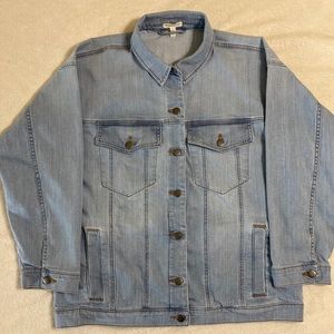 Eileen Fisher Organic Cotton Jean Jacket Size S
